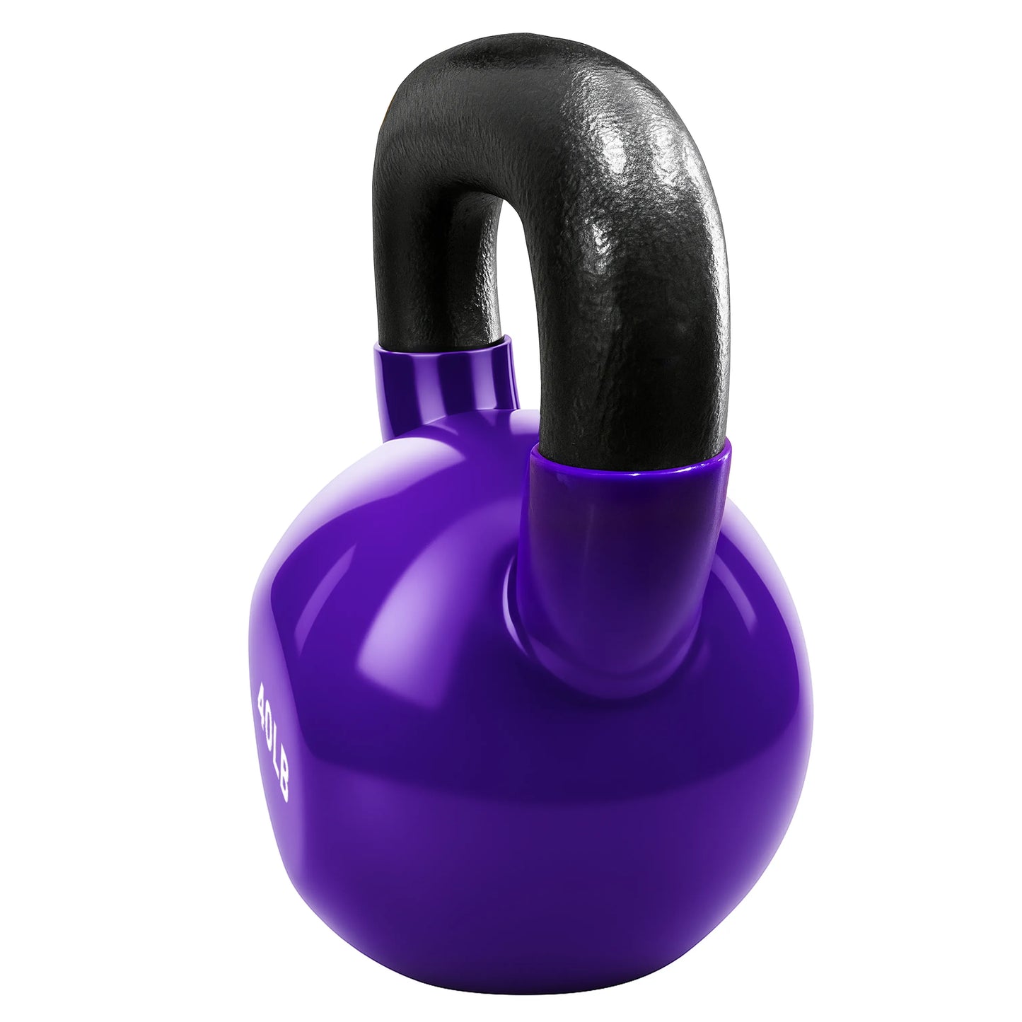 French Fitness Vinyl Kettlebell 40 lbs (New)