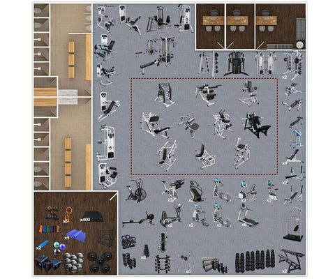 5,000 Sq Ft Gym Image