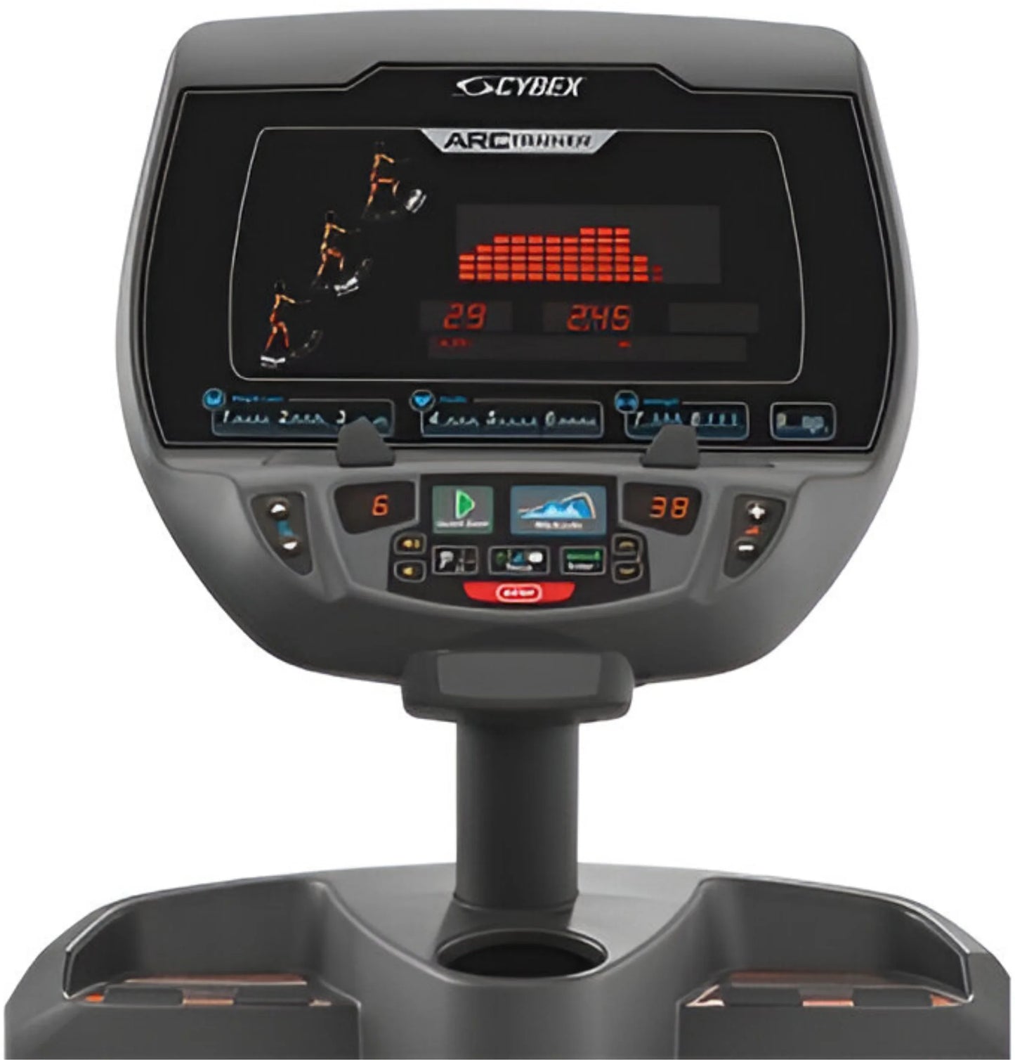 Cybex - 625a Arc Trainer w/Standard Console (Remanufactured) - Close Up View