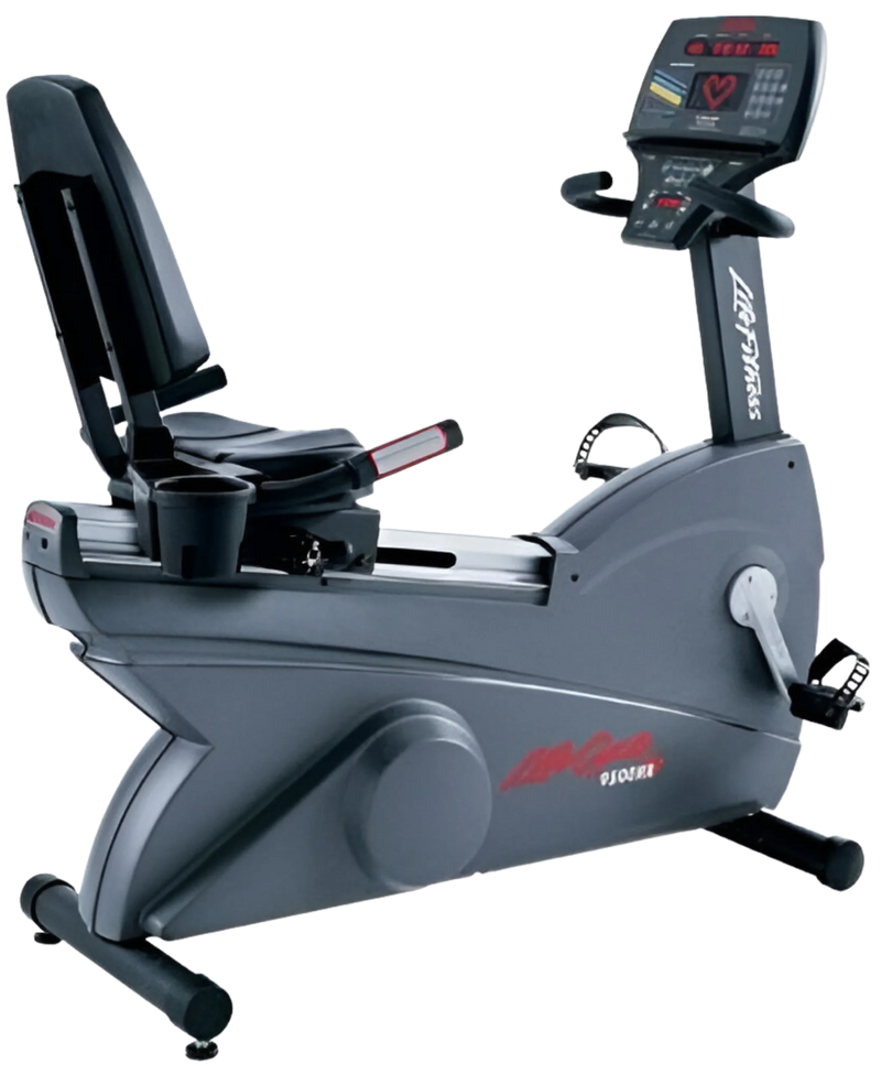 Life Fitness 9500HR Next Generation Recumbent Bike (Remanufactured)