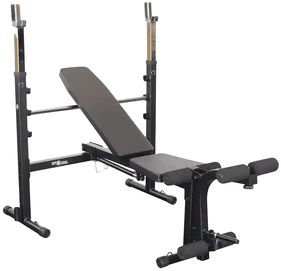 Body-Solid BFOB10B Best Fitness Olympic Bench w/ Leg Developer (New) Image