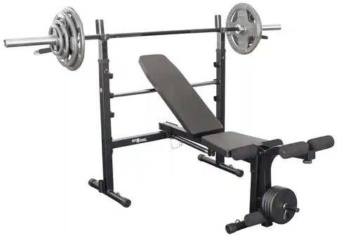 Body-Solid BFOB10B Best Fitness Olympic Bench w/ Leg Developer (New) Image 2