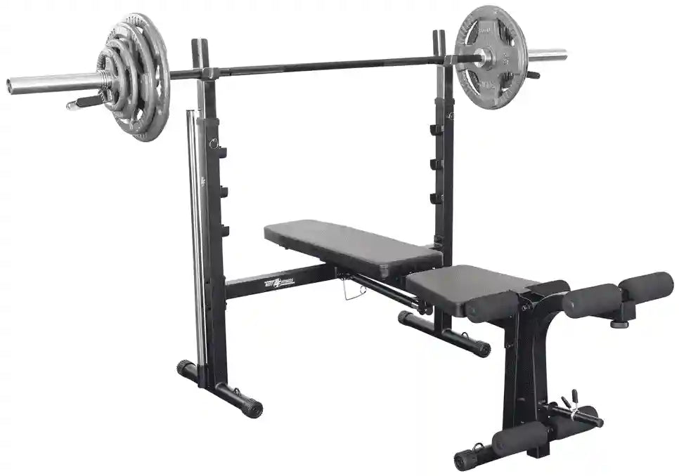 Body-Solid BFOB10B Best Fitness Olympic Bench w/ Leg Developer (New) Image 9