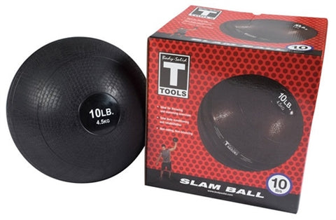 Body Solid BSTHB10 Slam Ball Red 10 lbs. (New)