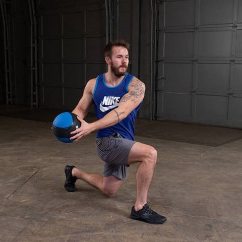Body Solid BSTMB10 10 lbs. Medicine Ball - Blue (New)