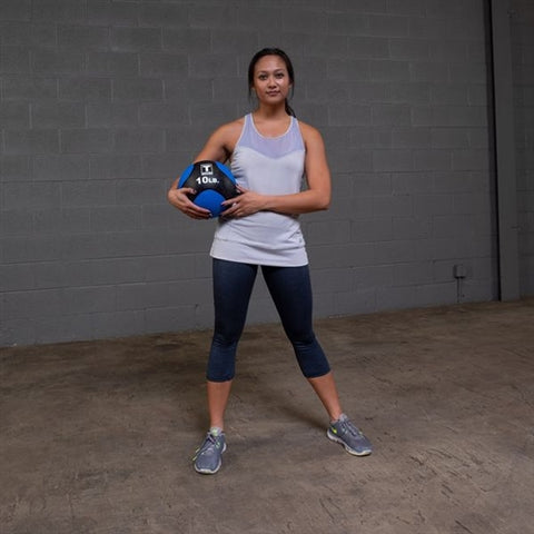 Body Solid BSTMB10 10 lbs. Medicine Ball - Blue (New)