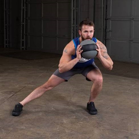 Body Solid BSTMB12 12 lbs. Medicine Ball - Black (New)