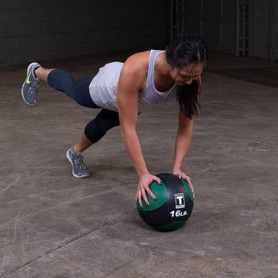 Body Solid BSTMB16 16 lbs. Medicine Ball - Green (New)