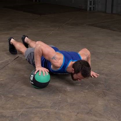 Body Solid BSTMB6 6 lbs. Medicine Ball - Aqua (New)