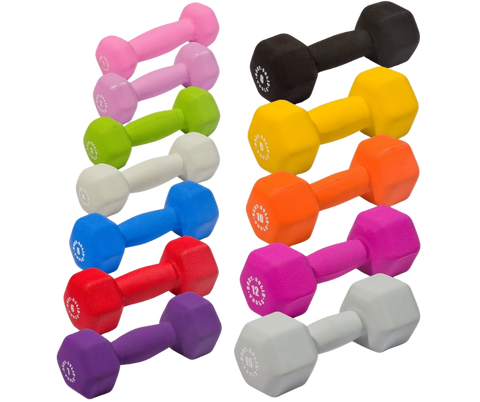 Body Solid BSTND9 Neoprene Dumbbell- 9 lbs. Yellow (New)