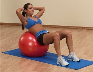 Body Solid BSTSB65 Exercise Ball 65cm Red (New)