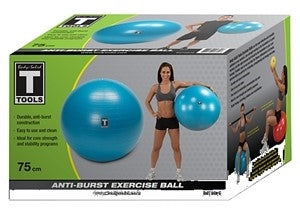 Body Solid BSTSB75 Exercise Ball 75cm Blue (New) Image 10