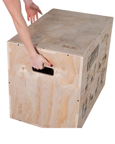 Body-Solid BSTWPBOX Tools 3-in-1 Wooden Plyo Box (New)