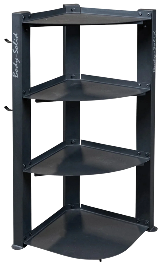 Body-Solid GAR75 Corner Accessory Storage Rack (New)