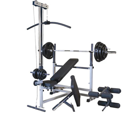 Body-Solid GDIB46LP4 Powercenter Combo Bench Package (New)
