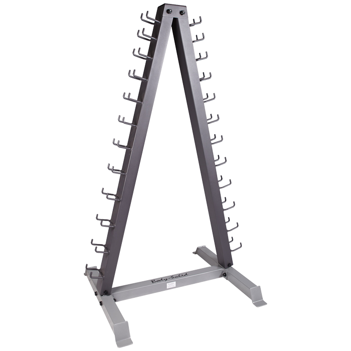 Body Solid GDR24 12 Pair Vertical Dumbbell Rack (New)