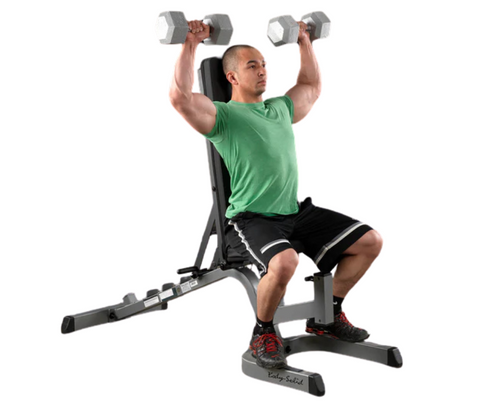Body-Solid GFID71 Heavy Duty Flat Incline Decline Bench (New)