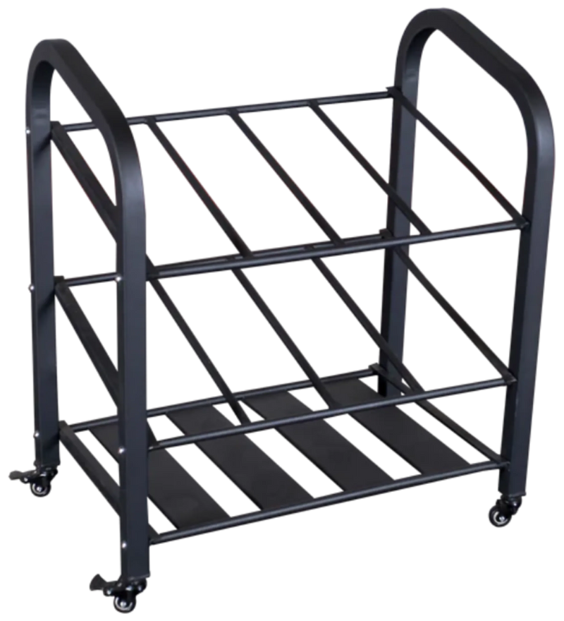 Body-Solid GYR500 Foam Roller / Yoga Mat Storage Cart Rack (New)