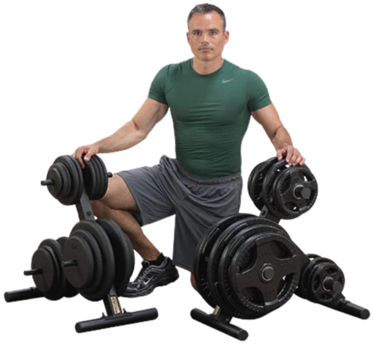 Body Solid OWT24 Olympic Plate Tree (New)