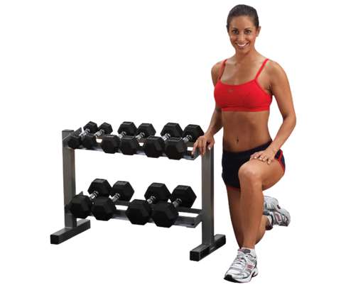 Body Solid PDR282X Powerline Dumbbell Rack (New)