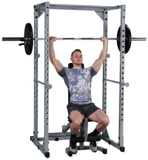 Body-Solid PPR200XP4 Powerline Power Rack w/Flat Incline Decline Bench (New)