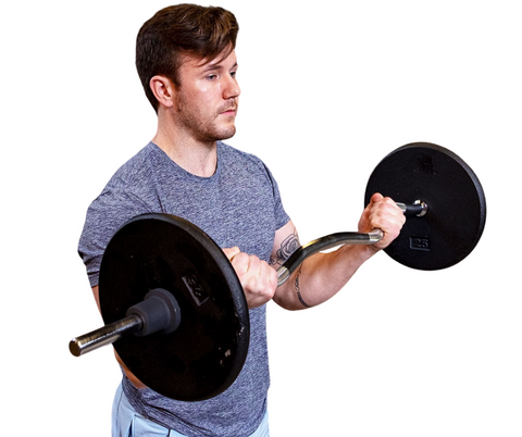 Body-Solid RB47 Standard Curl Bar- Chrome (New)