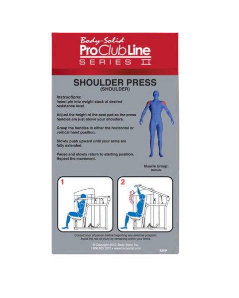 Body-Solid S2SP-2 Series II Shoulder Press (New)