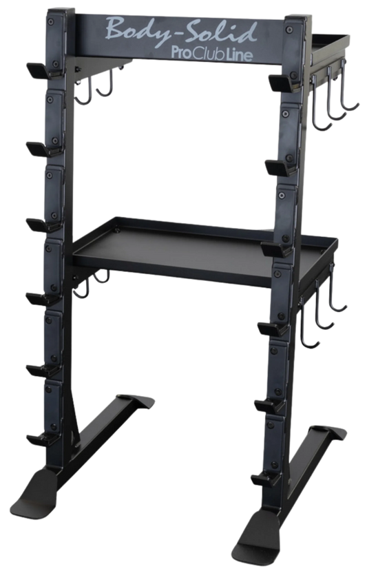 Body Solid Pro Clubline SAR100 Accessory Rack (New)