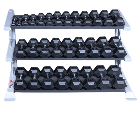Body-Solid SDKR1000DB 3-Tier PCL Dumbbell Rack (New)