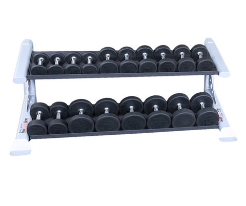 Body-Solid SDKR500DB 2-Tier PCL Dumbbell Rack (New)