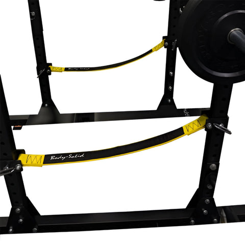 Body-Solid SPR1000SSDBBack Extended Double Power Rack Package w/Power Rack Strap Safeties (New)