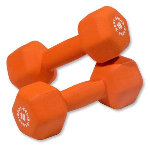 Body-Solid BSTNDS110 Neoprene Dumbbell 1-10 lbs. Set (New)