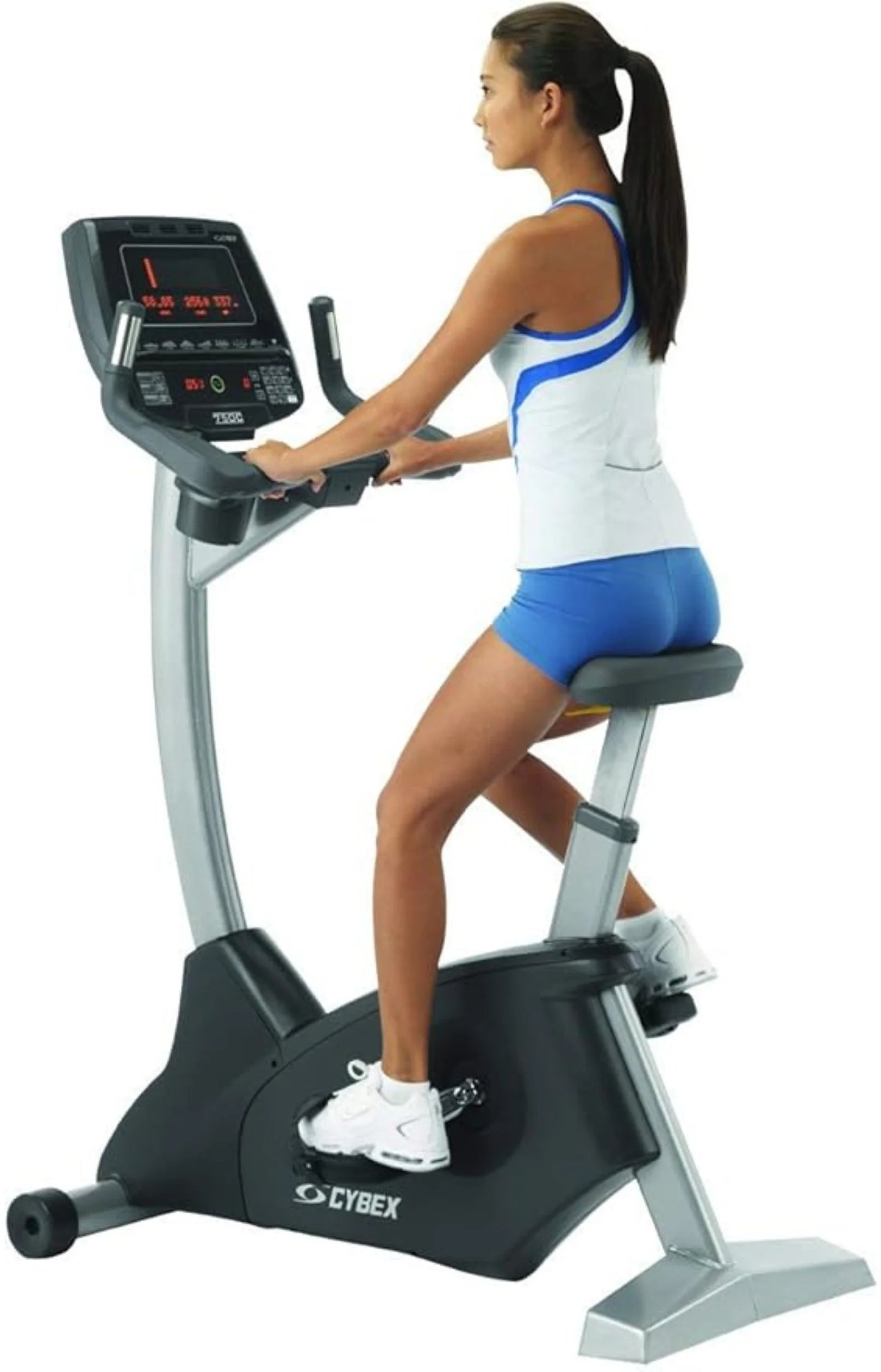 Cybex - 750C Upright Fitness Bike (Remanufactured) - Angled View