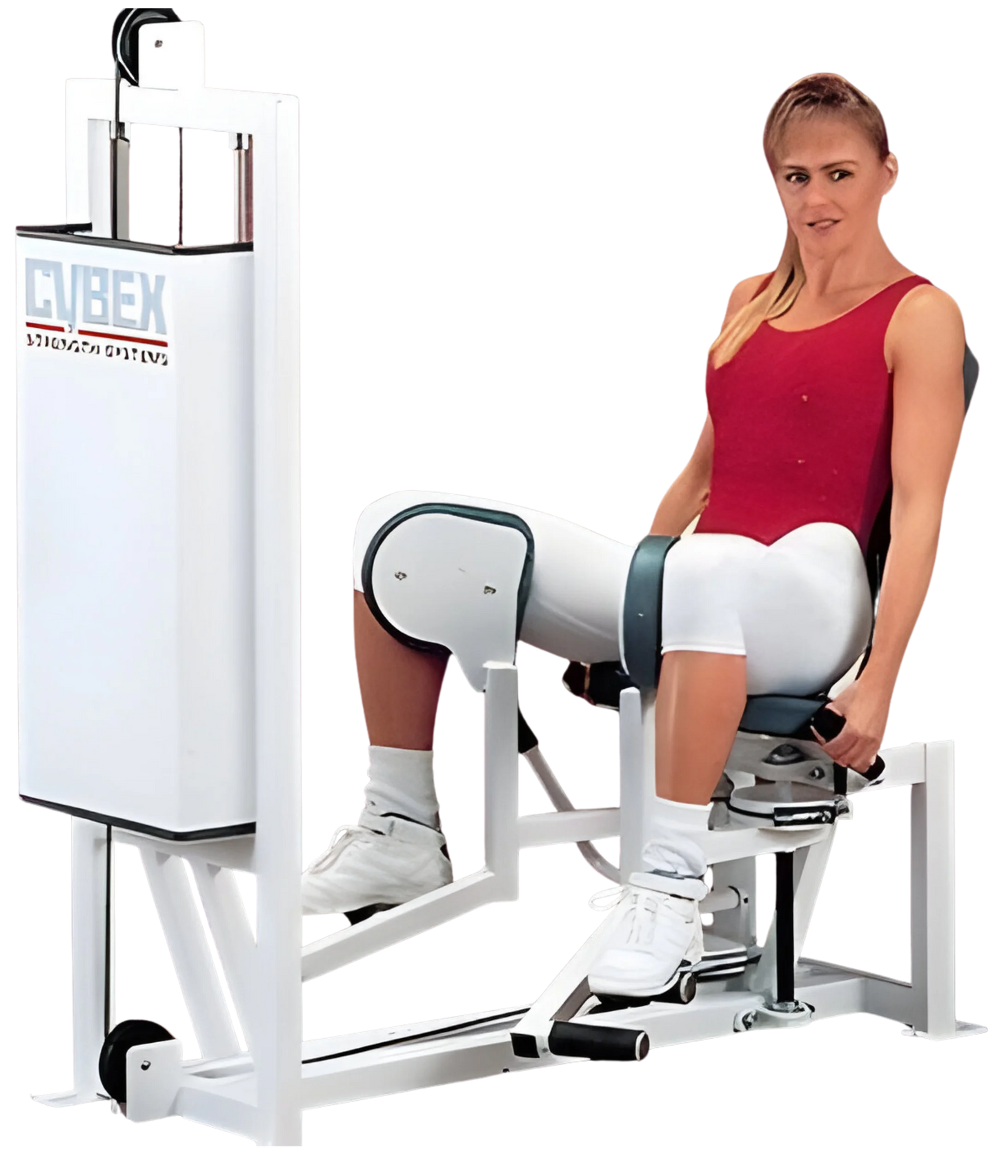 Cybex Classic Hip Adduction / Inner Thigh (Remanufactured) - Angled View with User