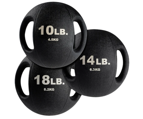 Body Solid BSTDMB12 Dual-Grip Medicine Ball - 12 lbs. (New)