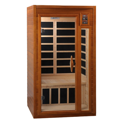 GoldenDesigns DYN-6106-01 Elite Dynamic Barcelona Elite 1-2 Person Ultra Low EMF Far Infrared Sauna (New)