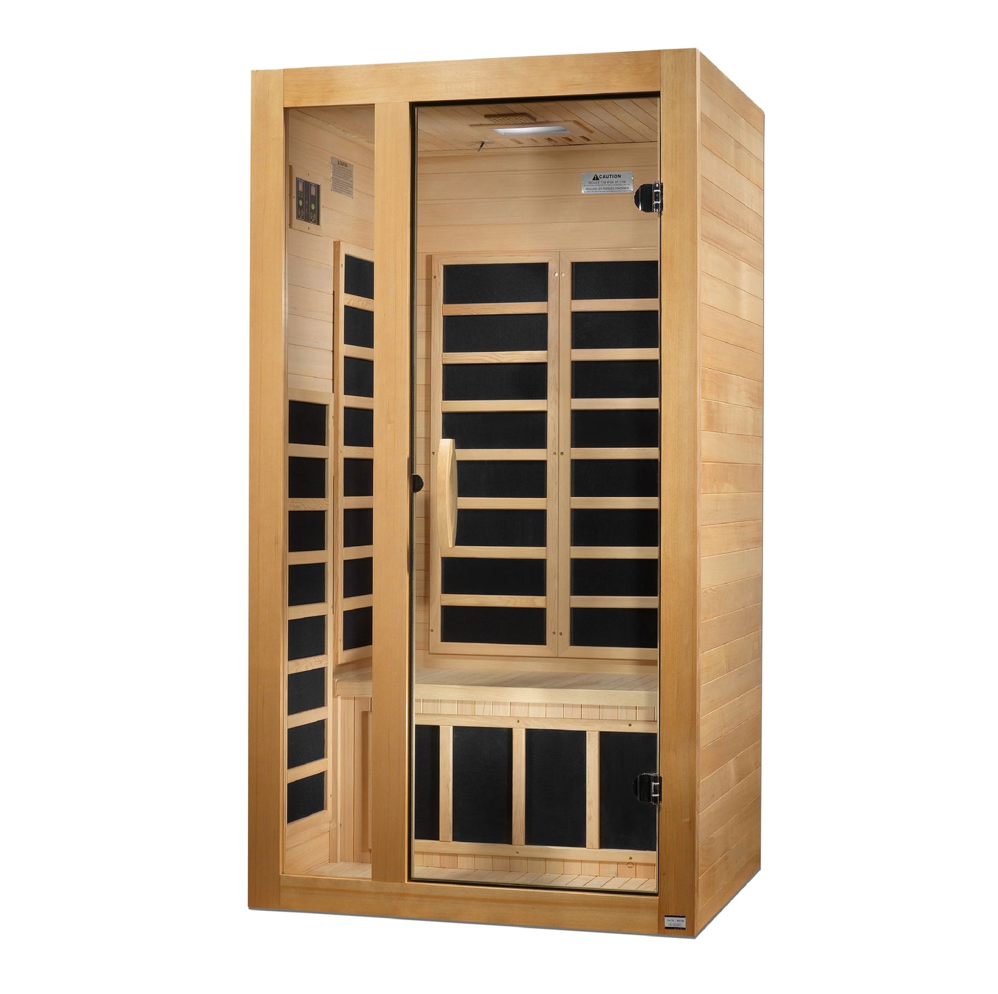 GoldenDesigns DYN-6119-01 Gracia 1-2 Person Low EMF FAR Infrared Sauna (New) Image 3