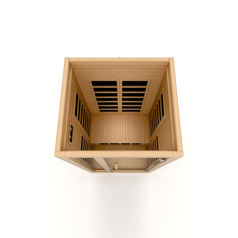 GoldenDesigns DYN-6119-01 Gracia 1-2 Person Low EMF FAR Infrared Sauna (New)