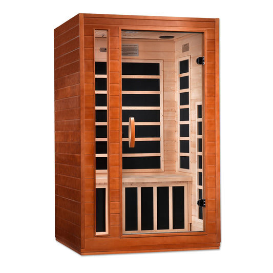 GoldenDesigns DYN-6203-01 Elite Dynamic Cordoba Elite 2-person Ultra Low EMF FAR Infrared Sauna (New) Image