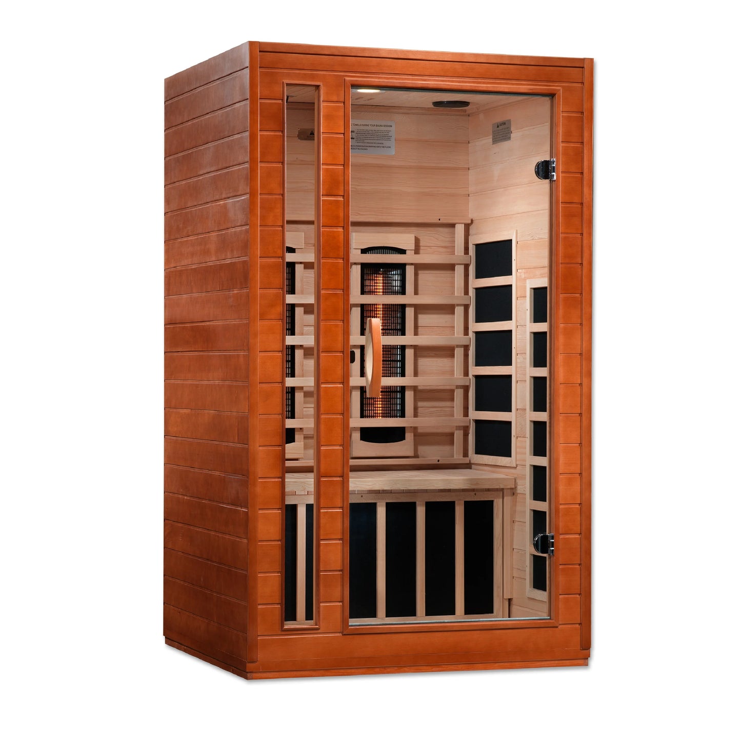 GoldenDesigns DYN-6203-02 FS Dynamic Cardoba 2-Person Full Spectrum Near Zero EMF FAR Infrared Sauna (New) Image