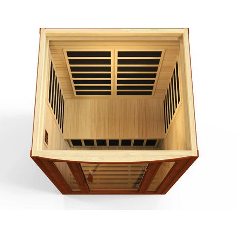 GoldenDesigns DYN-6206-01 Elite Dynamic San Marino Elite 2-person Ultra Low EMF FAR Infrared Sauna (New)