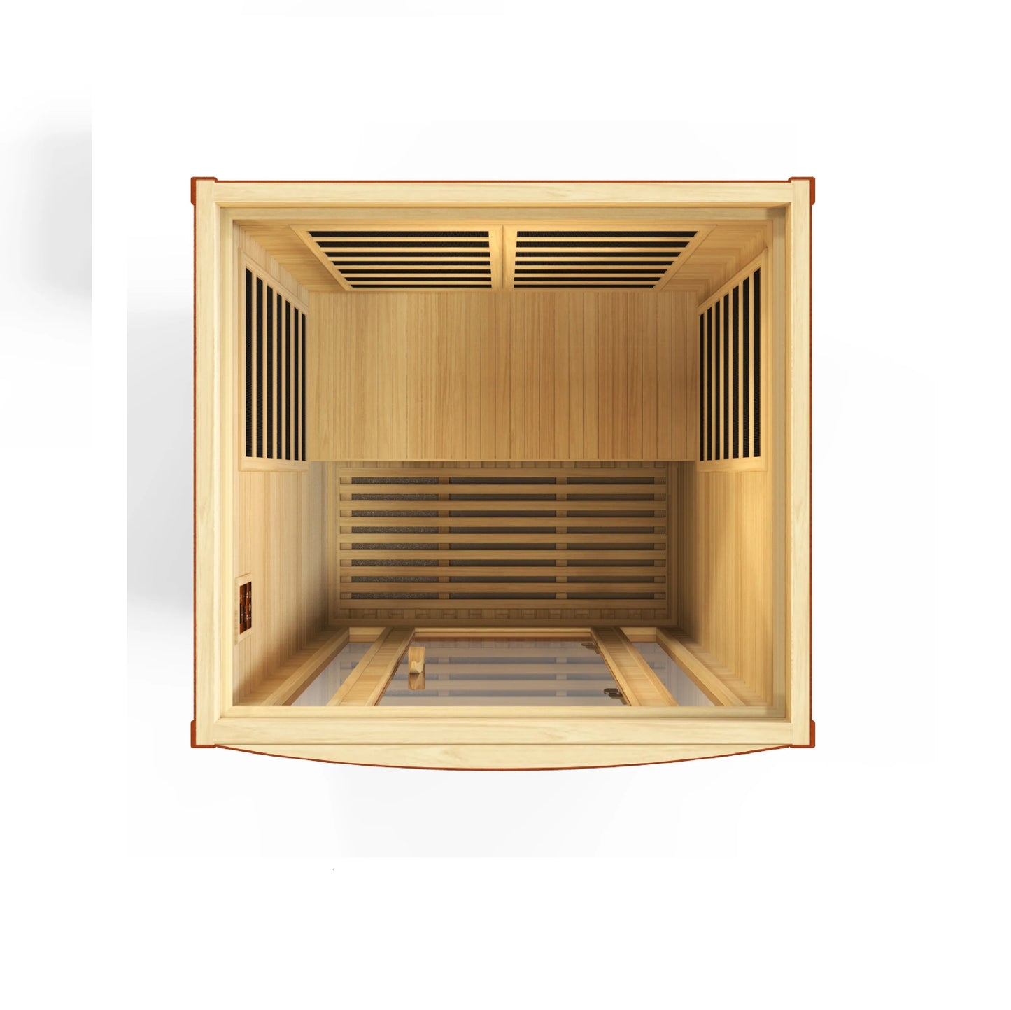GoldenDesigns DYN-6206-01 Elite Dynamic San Marino Elite 2-person Ultra Low EMF FAR Infrared Sauna (New) Image 6