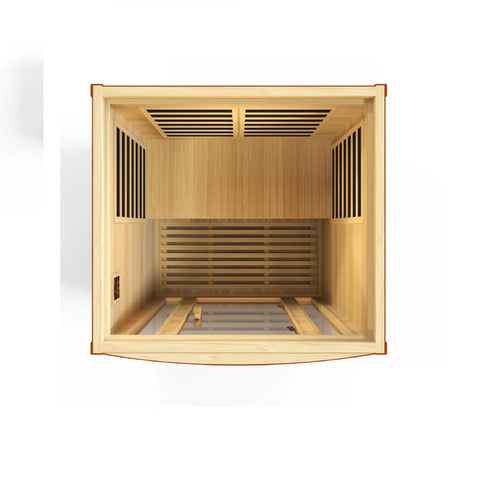 GoldenDesigns DYN-6206-01 Dynamic Low EMF Far Infrared Sauna San Marino Edition (New)