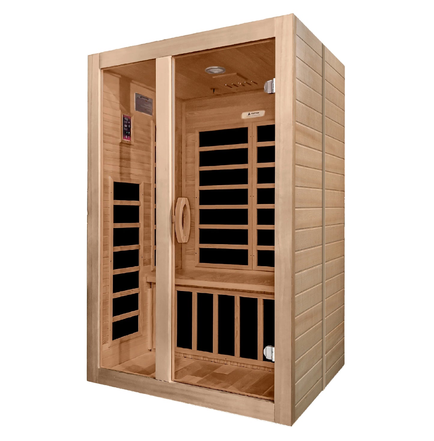 GoldenDesigns DYN-6209-01 Santiago 2 Person Low EMF FAR Infrared Sauna (New) Image 3