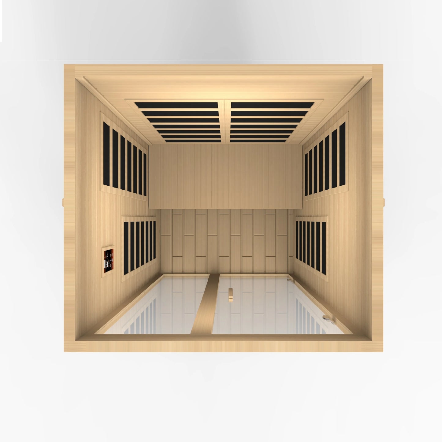 GoldenDesigns DYN-6209-01 Santiago 2 Person Low EMF FAR Infrared Sauna (New) Image 4