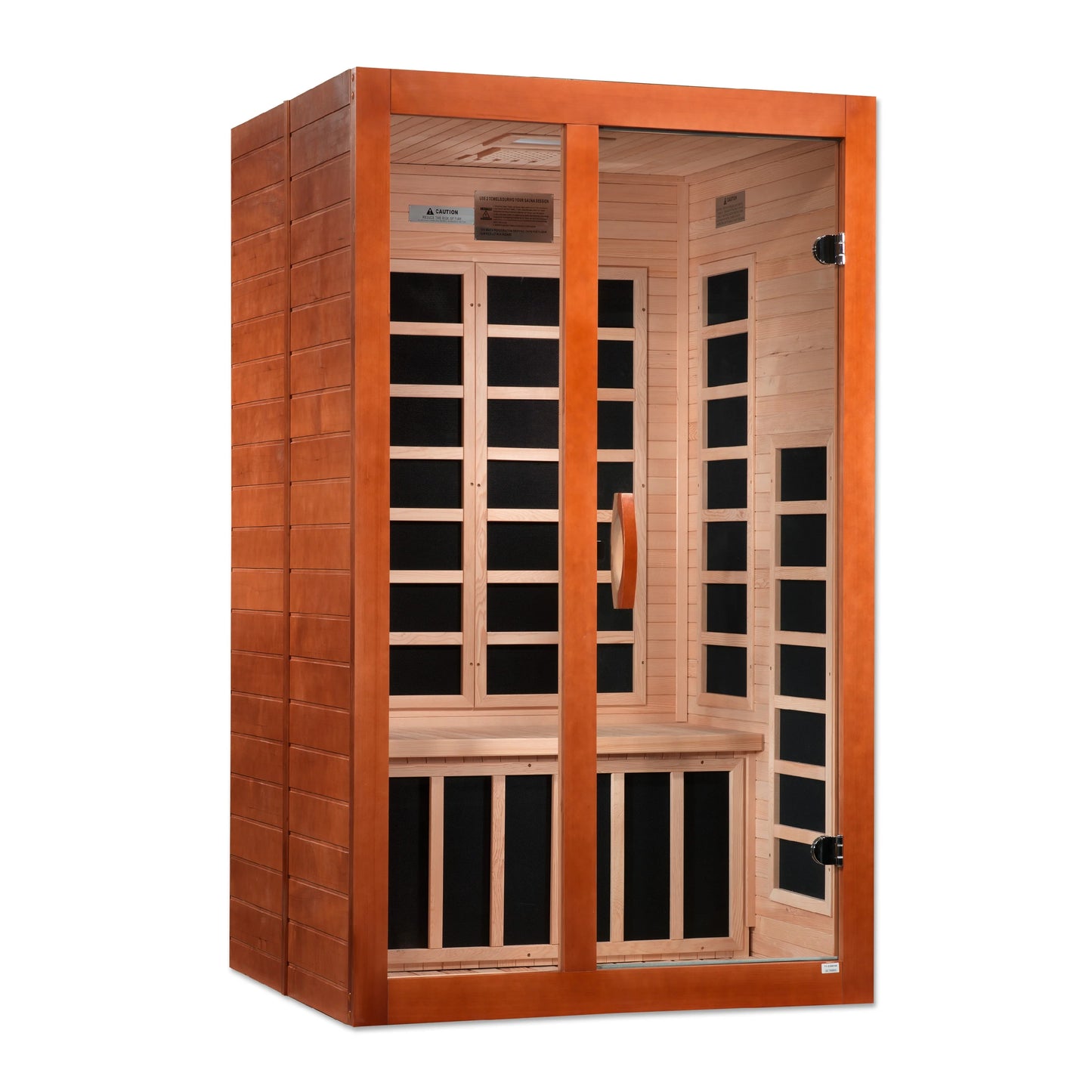 GoldenDesigns DYN-6209-02 Elite Dynamic Santiago Elite 2-person Ultra Low EMF FAR Infrared Sauna (New) Image