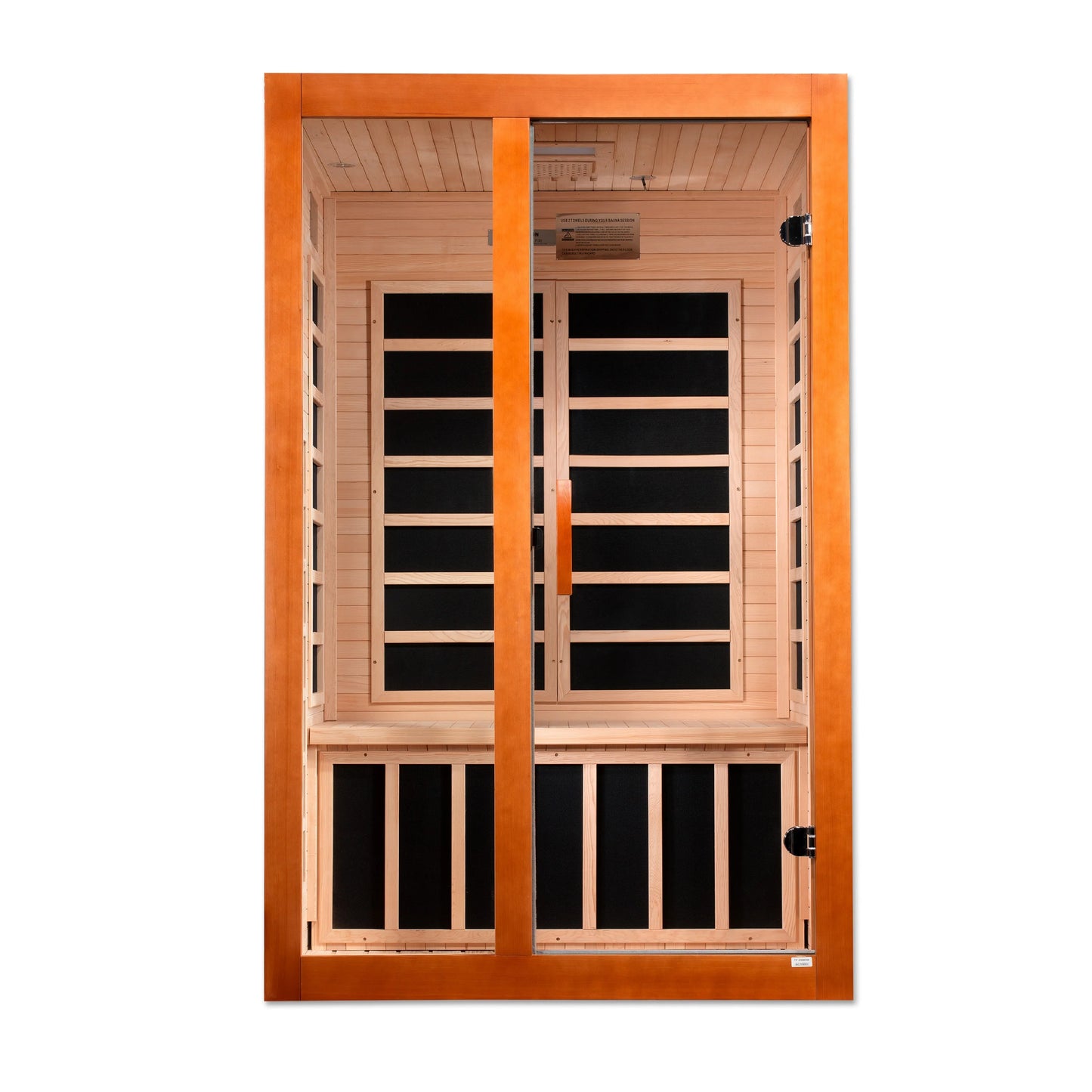 GoldenDesigns DYN-6209-02 Elite Dynamic Santiago Elite 2-person Ultra Low EMF FAR Infrared Sauna (New) Image 2