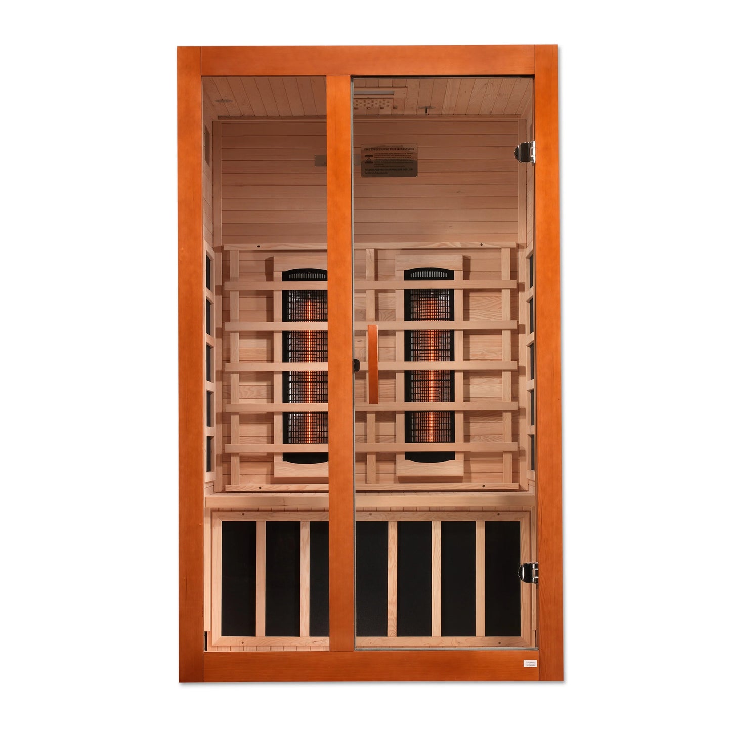 GoldenDesigns DYN-6209-03 FS Dynamic Santiago 2-Person Full Spectrum Near Zero EMF FAR Infrared Sauna (New) Image 2