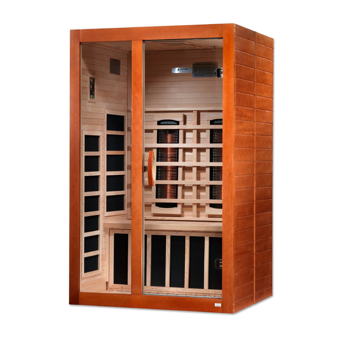GoldenDesigns DYN-6209-03 FS Dynamic Santiago 2-Person Full Spectrum Near Zero EMF FAR Infrared Sauna (New) Image 3