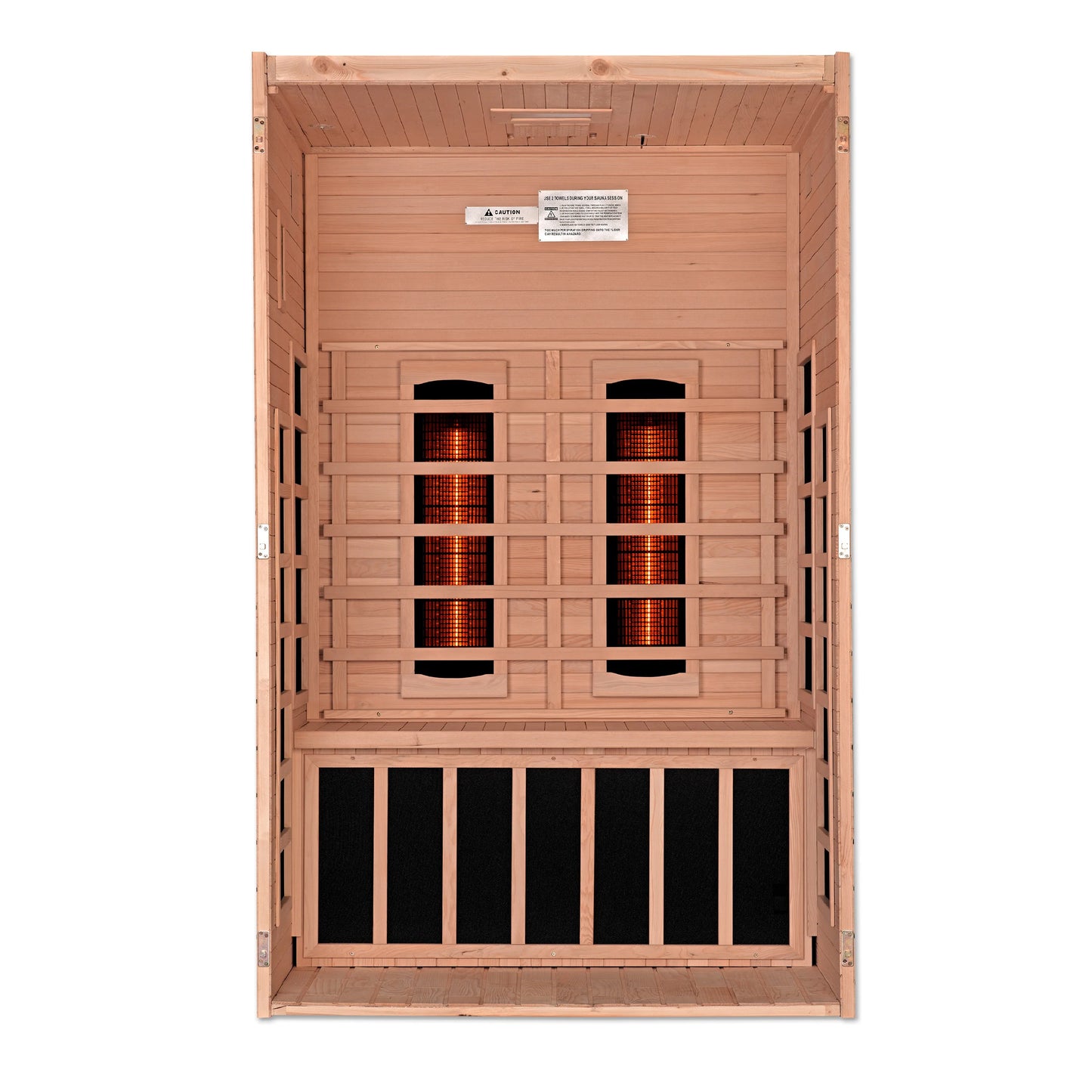 GoldenDesigns DYN-6209-03 FS Dynamic Santiago 2-Person Full Spectrum Near Zero EMF FAR Infrared Sauna (New) Image 4